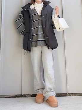 m♡ao*さん（レディース・152cm）の冬コーディネート