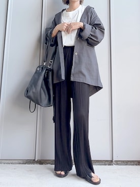 「GeeRA」｜「アイテム（ジャケット/アウター）」を使った、m♡ao*さん（レディース・152cm）の夏コーディネート