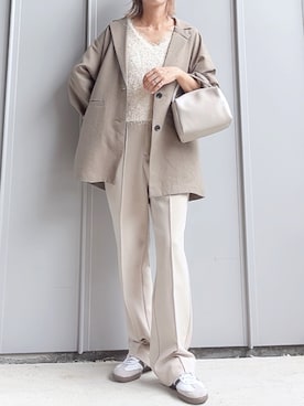 「アイテム（ベスト）」を使った、m♡ao*さん（レディース・152cm）の夏コーディネート