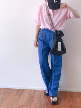 「everycoco（エブリーココ）のアイテム」を使った、m♡ao*さん（レディース・152cm）の春コーディネート