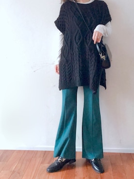 「Sig FREAK'S STORE（シグフリークスストア）のアイテム（トップス）」を使った、m♡ao*さん（レディース・152cm）の冬コーディネート