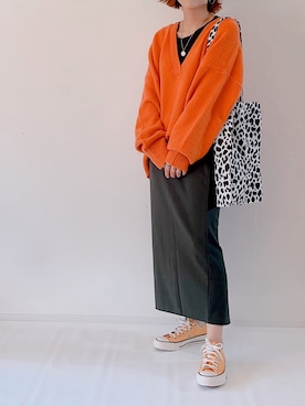 「秋色コーデ」｜「アイテム（アクセサリー）」を使った、m♡ao*さん（レディース・152cm）の秋コーディネート