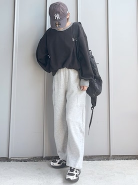 「アイテム（バックパック/リュック）」を使った、m♡ao*さん（レディース・152cm）の秋コーディネート