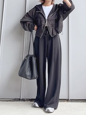 「tiptop（ティップトップ）のアイテム（パンツ）」を使った、m♡ao*さん（レディース・152cm）の春コーディネート