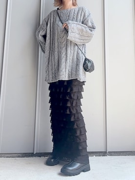 「アイテム（ブーツ）」を使った、m♡ao*さん（レディース・152cm）の夏コーディネート