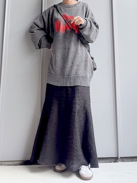 「アイテム（ワンピース）」を使った、m♡ao*さん（レディース・152cm）の秋コーディネート