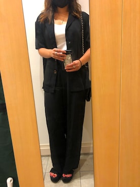 「GRL（グレイル）のアイテム（セットアップ）」を使った、y_1028_さん（レディース・154cm）の夏コーディネート
