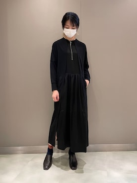 「roarguns（ロアーガンズ）のアイテム」を使った、なべさん（レディース・161cm）の秋コーディネート