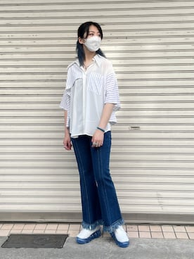 なべさん（レディース・161cm）の夏コーディネート