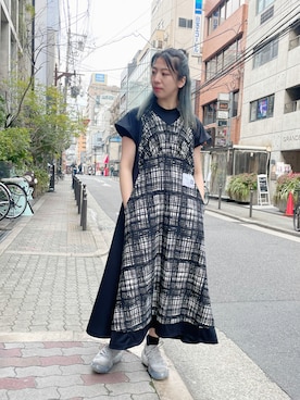 Maison MIHARA YASUHIRO ブリーチプリーツドレス ワンピース Maison MIHARA YASUHIRO ブリーチプリーツドレス ワンピース