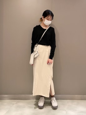 「TRANSIT（トランジット）のアイテム」を使った、なべさん（レディース・161cm）の夏コーディネート