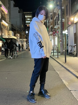 「STUD MUFFIN（スタッドマフィン）のアイテム（トップス）」を使った、なべさん（レディース・161cm）の冬コーディネート