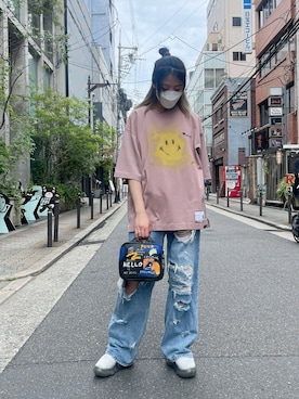 「guernika（ゲルニカ）のアイテム」を使った、なべさん（レディース・161cm）の夏コーディネート