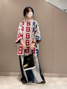 「OKERU（オケル）のアイテム」を使った、なべさん（レディース・161cm）の秋コーディネート