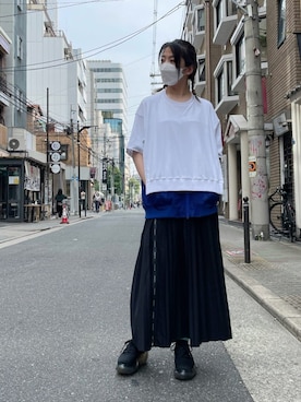 「Risley（リズレー）のアイテム」を使った、なべさん（レディース・161cm）の夏コーディネート
