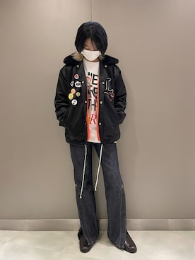 「STUD MUFFIN（スタッドマフィン）のアイテム」を使った、なべさん（レディース・161cm）の秋コーディネート