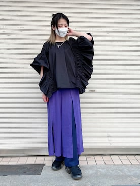 「Risley（リズレー）のアイテム」を使った、なべさん（レディース・161cm）の春コーディネート