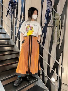 「Risley（リズレー）のアイテム」を使った、なべさん（レディース・161cm）の春コーディネート