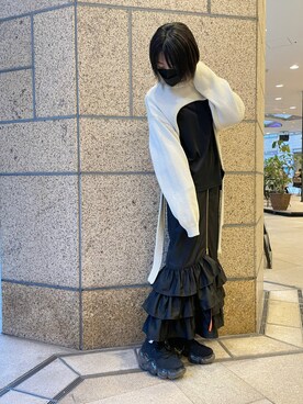 「Risley（リズレー）のアイテム」を使った、なべさん（レディース・161cm）の冬コーディネート