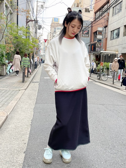 スカート rehersall/リハーズオール/ POLARフリースペンシルスカート  