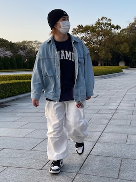 「PAGEBOY（ページボーイ）のアイテム（ジャケット/アウター）」を使った、そーさん（メンズ・164cm）の春コーディネート