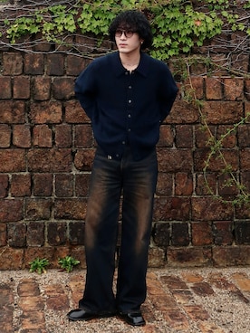 「MONKEY TIME（モンキータイム）のアイテム」を使った、じゅんいちさん（メンズ・168cm）の秋コーディネート