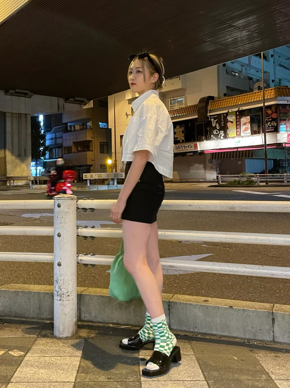 STUSSY ステューシー Dreya Bower Bag ナイロン バッグ STUSSY - STUSSY ナイロン ハンドバッグ Dreya Bower Bag 緑の