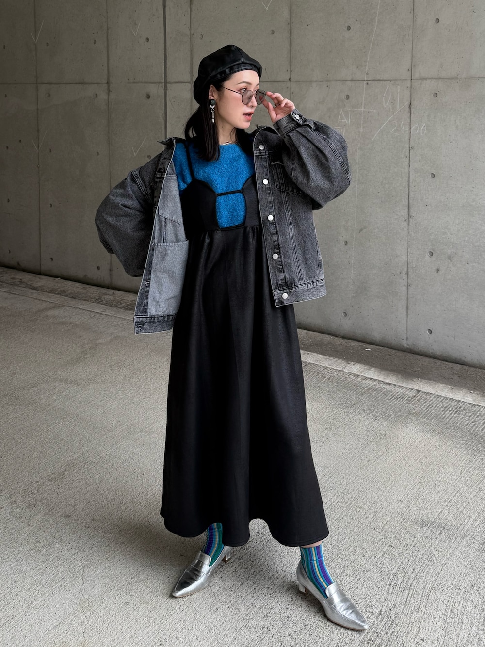 あこむ　130 薄綿ウォームジャンパースカート／洗える | TRUNK HIROKO KOSHINO