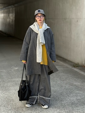 「アイテム（その他アウター）」を使った、IMOKOさん（レディース・170cm）の春コーディネート