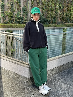 「Java（ジャバ）のアイテム（スウェット）」を使った、IMOKOさん（骨格ウェーブ・レディース・170cm）の冬コーディネート