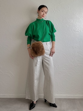 「アイテム（バックパック/リュック）」を使った、IMOKOさん（レディース・170cm）の秋コーディネート