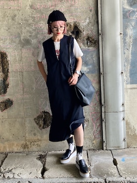 「ウィッグ」｜「アイテム（その他）」を使った、IMOKOさん（レディース・170cm）の夏コーディネート