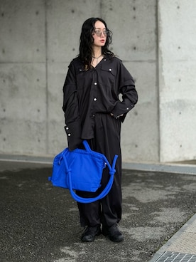 「210nouve（トゥージュヌーブ）のアイテム」を使った、IMOKOさん（レディース・170cm）の春コーディネート