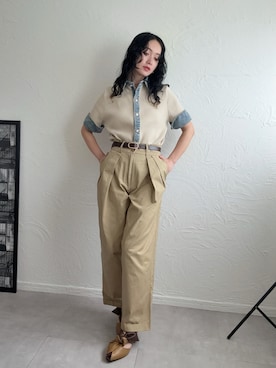 「高身長女子」｜IMOKOさん（レディース・170cm）の春コーディネート