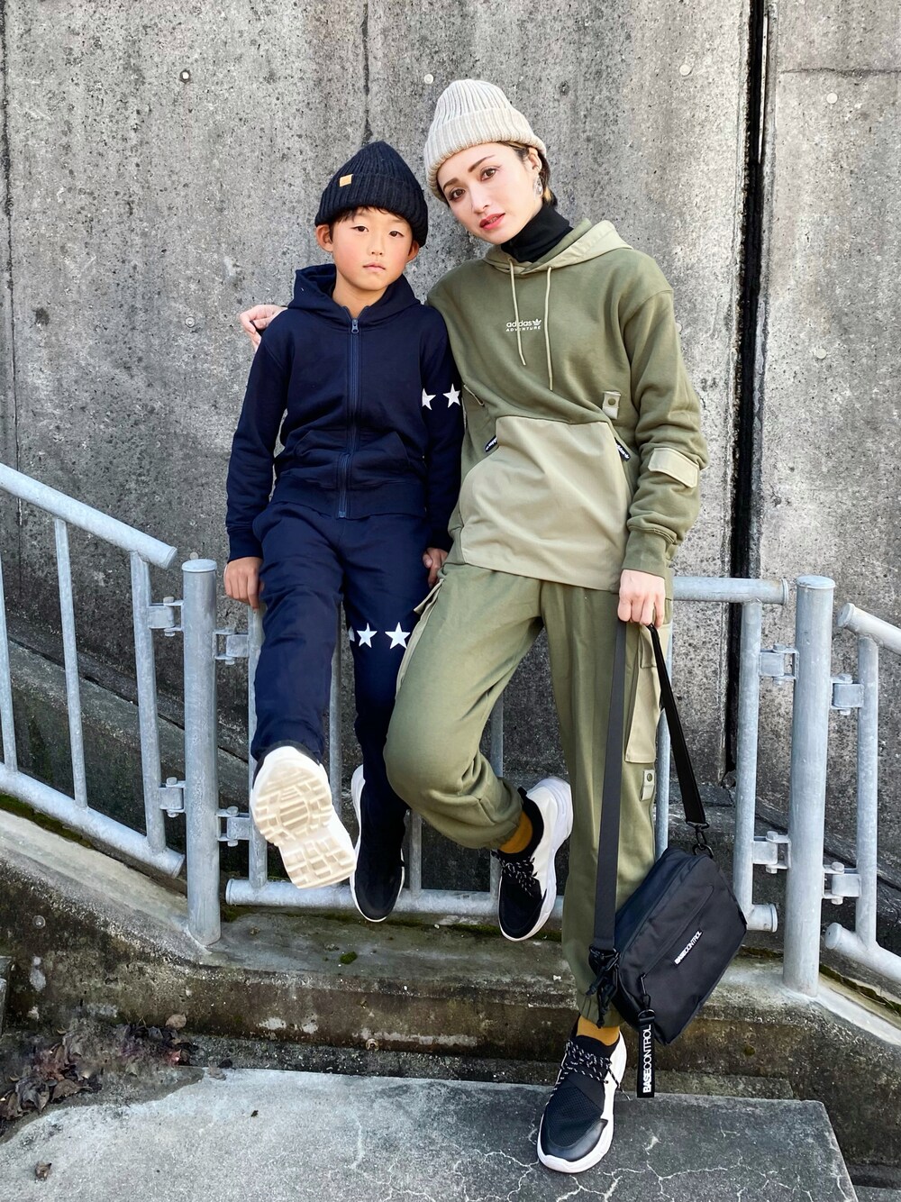 adidas☆パーカー☆キャリー着用 adidas（アディダス） メンズ パーカー 上下セット フレンチテリー