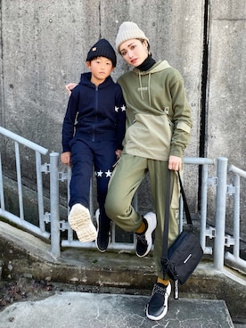 「FOREVER 21（フォーエバー トゥエンティーワン）のアイテム（スニーカー）」を使った、IMOKOさん（レディース・170cm）の秋コーディネート