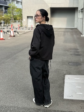 「アイテム（ブルゾン）」を使った、IMOKOさん（レディース・170cm）の秋コーディネート