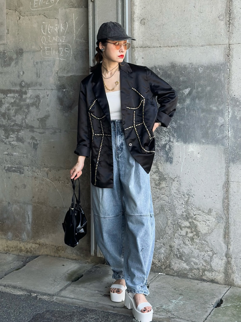 IMOKO｜SHEINのテーラードジャケットを使ったコーディネート - WEAR