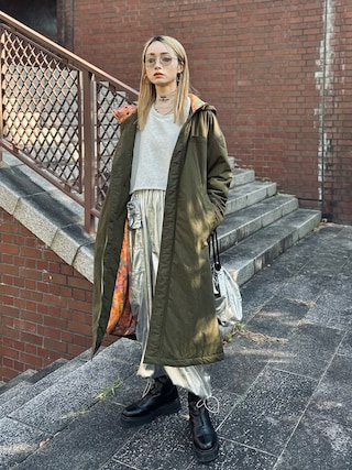 guernika 一点物 ハンドペイント モッズコート guernika 一点物 ハンドペイント モッズコート guernika 一点物 ハンド