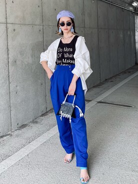 「Lune（リュンヌ）のアイテム（リング）」を使った、IMOKOさん（レディース・170cm）の春コーディネート