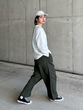 「Java（ジャバ）のアイテム（その他パンツ）」を使った、IMOKOさん（レディース・170cm）の夏コーディネート