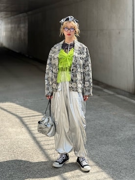 「DEVICE（デバイス）のアイテム」を使った、IMOKOさん（レディース・170cm）の秋コーディネート