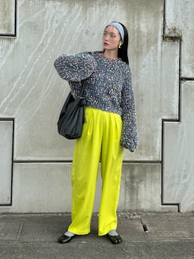 「アイテム（ピアス（両耳用））」を使った、IMOKOさん（レディース・170cm）の秋コーディネート