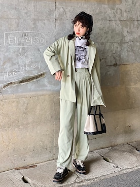 「ウィッグ」｜IMOKOさん（レディース・170cm）の冬コーディネート