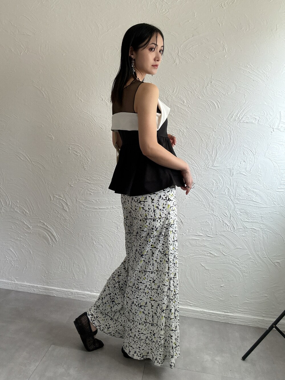 ひぃページ JEANASIS（ジーナシス）の「ヨウリュウプリーツワイドパンツ