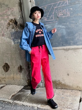 「ジャックパーセル」｜「アイテム（その他）」を使った、IMOKOさん（レディース・170cm）の秋コーディネート