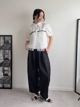 「RANAN（ラナン）のアイテム」を使った、IMOKOさん（レディース・170cm）の夏コーディネート