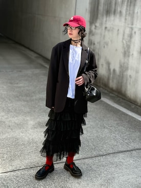 「notch.（ノッチ）のアイテム」を使った、IMOKOさん（レディース・170cm）の春コーディネート