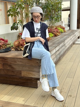 「エルフコーデ」｜IMOKOさん（レディース・170cm）の夏コーディネート