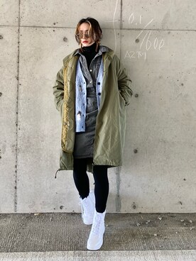 「KOH.style（コースタイル）のアイテム」を使った、IMOKOさん（レディース・170cm）の冬コーディネート